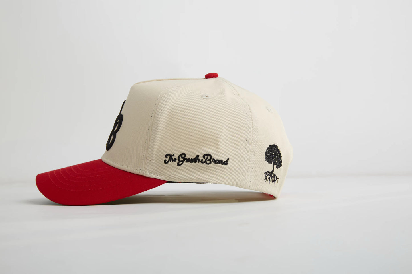 Growth Brand cap cream/red