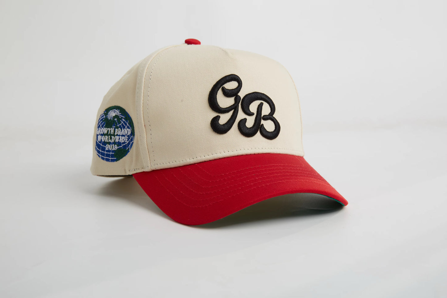 Growth Brand cap cream/red