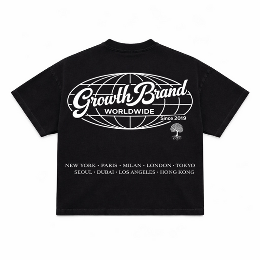 Worldwide Tee- Black