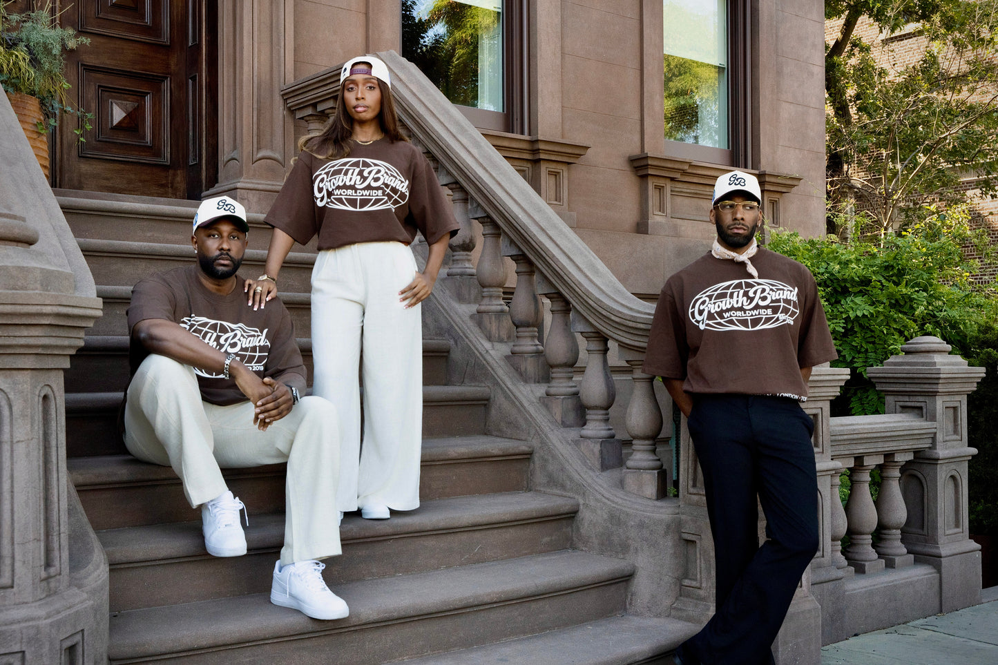 Worldwide Tee- Brown