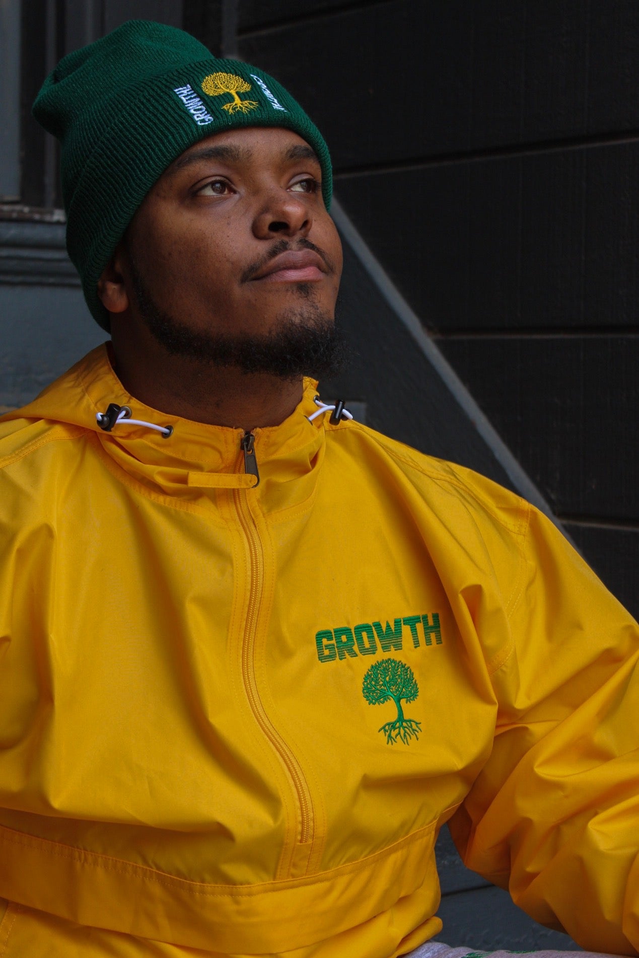 Growth Embroidered Champion Track Jacket